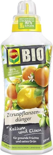 COMPO Dünger für Zitruspflanzen, Bio Zitrusdünger, COMPO BIO Zitruspflanzendünger, 500 ml von Compo