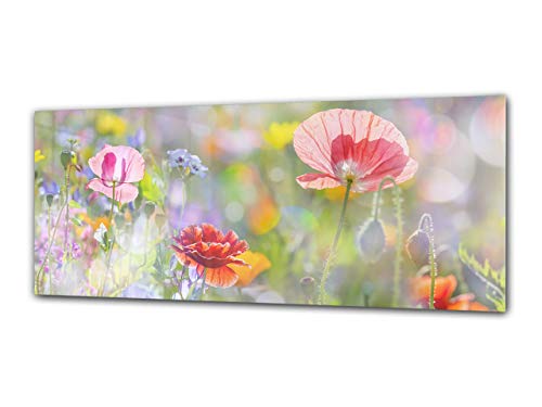 ConceptCrystal Glasbild 125 x 50 cm – Blumen 15 von Concept Crystal