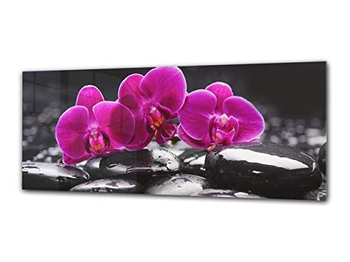 ConceptCrystal Glasbild 125 x 50 cm – Orchidee 5 von Concept Crystal
