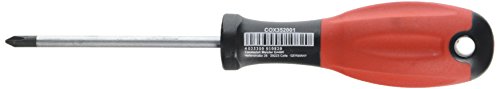 Connex COX352001 Schraubendreher PH 1, 80 mm, silber/schwarz/rot von Connex