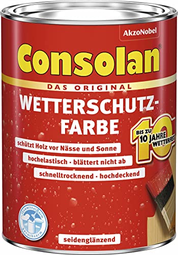 Consolan Wetterschutz-Farbe; 0,75 ml; Schiefer von Consolan