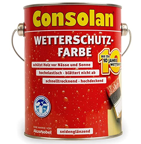 Consolan Wetterschutz-Farbe; 0,75 ml; Anthrazitgrau von Consolan