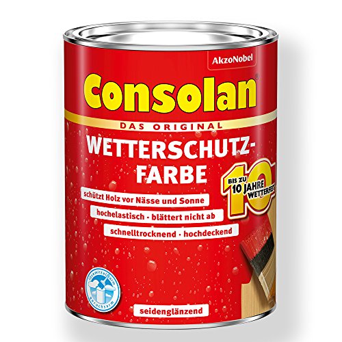 Consolan Wetterschutz-Farbe (750 ml, weiss) von Consolan