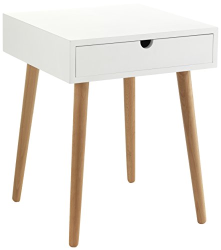 Contemporary Wood Nachttisch KYRA 40x40x50 cm von Tomasucci