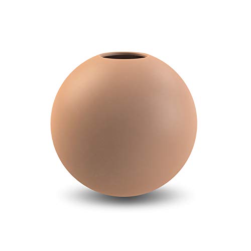 Cooee Design Ball Vase, Keramik, Cafe Au Lait, 20 cm von Cooee Design