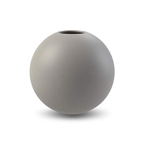 Cooee Design Ball Vase, Keramik, Grau, 30 cm von Cooee Design