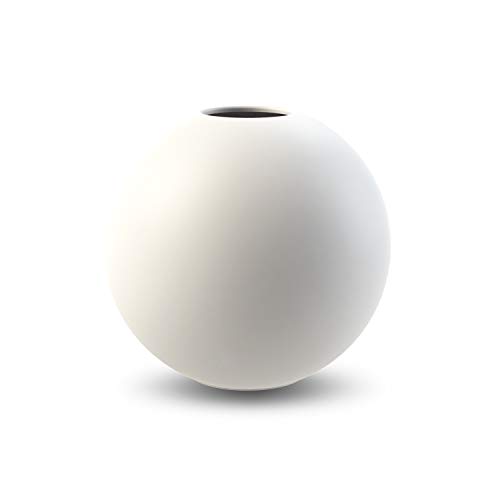 Cooee Design Ball Vase 20cm White von Cooee Design