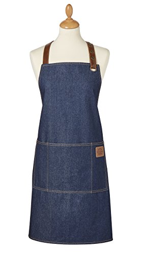 Cooksmart Denim Baumwolle Oxford Schürze, Indigo, 70 x 80 cm von Cooksmart