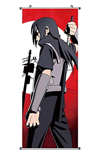 CoolChange Großes Rollbild/Kakemono aus Stoff, 100x40cm, Motiv: Uchiha Sunrise von CoolChange