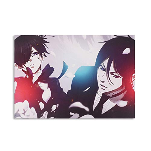 CoolChange Hochwertiges Black Butler Wandbild auf Hartschaumplatte | Ciel & Sebastian Poster 30x42cm | Motiv: A von CoolChange