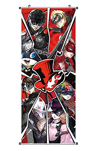 Großes Megami Tensei Rollbild/Kakemono aus Stoff Poster, 100x40cm, Motiv: Persona 5 von CoolChange
