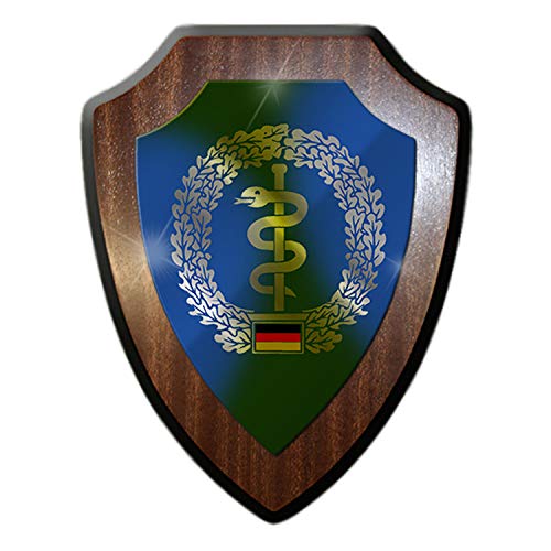 Copytec Wappenschild - Bundeswehr Sanitäter Wappen Wandschild Sani Einsatzkräfte #18856 von Copytec