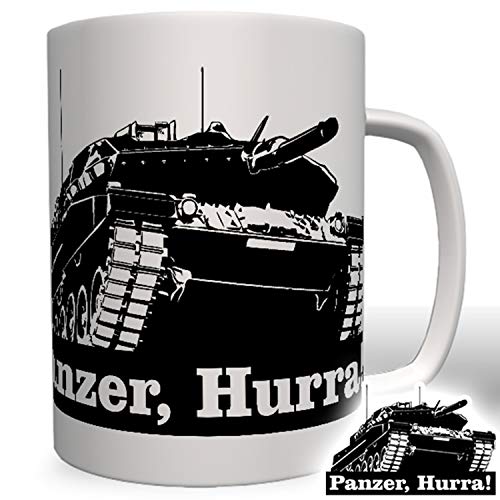 Panzer, Hurra! Panzerfahrzeug Panzerkampfwagen Leopard Tasse Becher Kaffee #5417 von Copytec