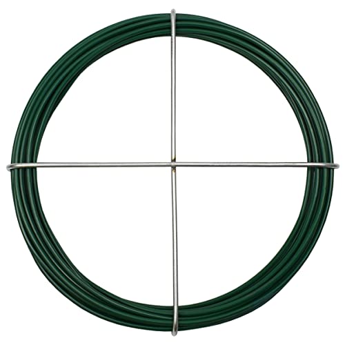 Corderie Italiane®, 006002802 Kunststoff-Eisendraht, Durchmesser 2,5 mm, 8 m, Farbe grün von Corderie Italiane