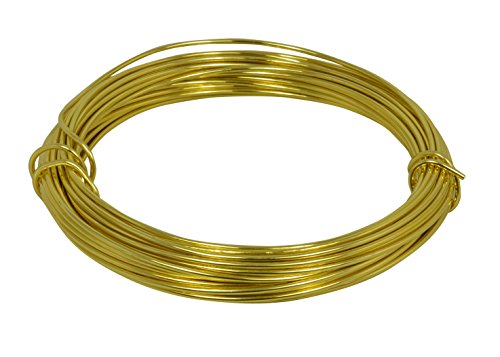 Corderie Italiane 6025528 – 00 Aluminium-Draht 2,0 mm, 12 MT, Gold von Corderie Italiane