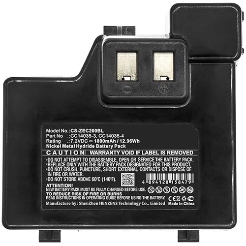 CoreParts Ersatzteil Battery for Portable Printer 12.96Wh NI-Mh 7.2V 1800mAh, W125993774 (12.96Wh NI-Mh 7.2V 1800mAh Grey for Zebra Portable Printer Cameo 2) von CoreParts