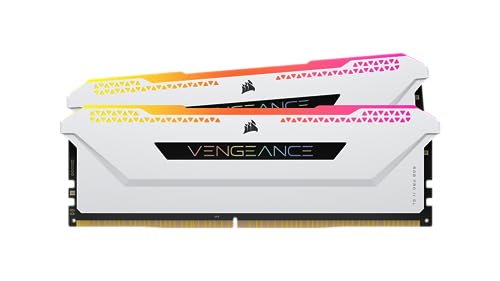 CORSAIR Vengeance RGB PRO SL DDR4 RAM Light Enhancement Kit (kein physischer Speicher) – Weiß von Corsair