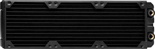 Corsair Hydro X Series XR7 Radiator (360 mm, Drei 120-mm-Lüfterbefestigungen, Einfache Installation, Kupferkonstruktion, Hochwertige Polyurethan-Beschichtung, Integrierte Schraubenführungen) schwarz von Corsair