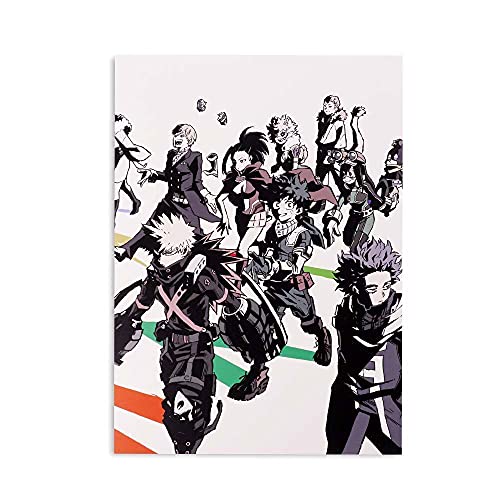 CosplayStudio Hochwertiges My Hero Academia Wandbild auf Hartschaumplatte | Poster 30x42cm | Motiv: U.A. Oberschule von CosplayStudio