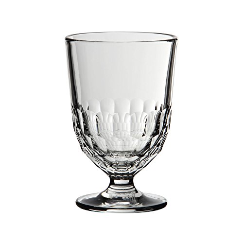 Côté Table Seite Tisch 25244 'Artois Wasserglas mit Fuß Silber 31 cl 8 x 8 x 12,5 cm (6 Stück) von La Rochère