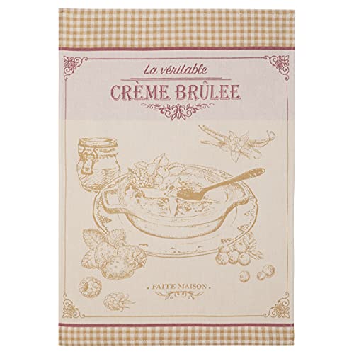 Coucke Geschirrtuch, Baumwolle, Crème Brulée, 50x75 von Coucke