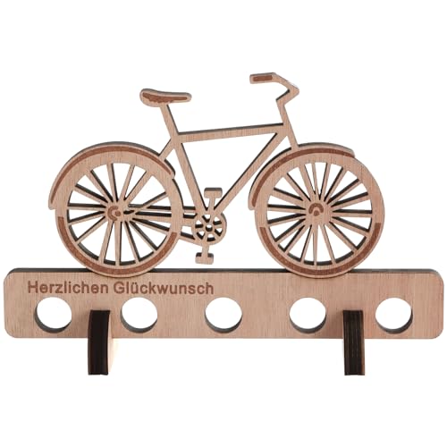 Cozlly Originelle Geburtstag Geldgeschenk Holz, Geldgeschenk Hochzeit, Schiff Geschenke aus Holz, Fahrrad Geschenke aus Holz Freunde und Familie, Flitterwochen Geld Geschenk Holz Deko (Fahrrad) von Cozlly