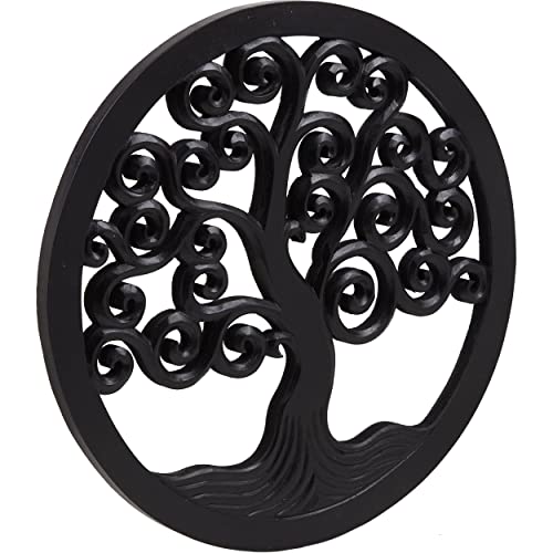 Craft&Style Wandornament Tree of Life (Schwarz) von Craft&Style