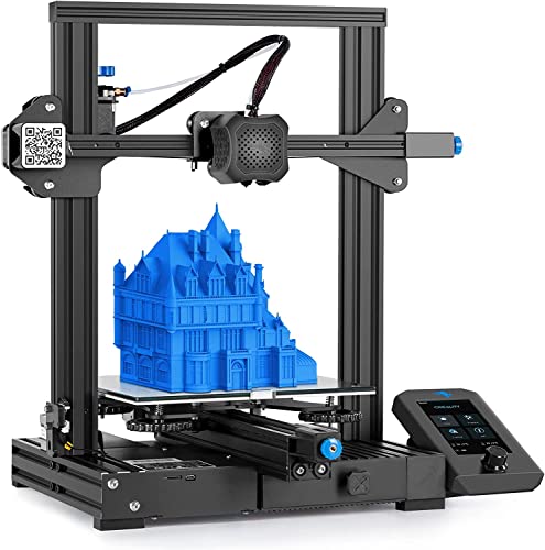 Creality Ender-3 V2 3D Drucker, leiser Hauptplatine & Carborundum Glas-Plattform Lebenslaufdruck, DIY FDM 3D-Printer, Druckgröße 220 * 220 * 250mm, Funktioniert mit PLA, ABS, PETG Filament von Creality
