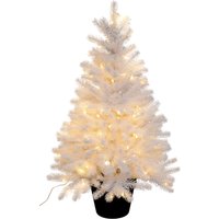 Creativ light Künstlicher Weihnachtsbaum "Weihnachtsdeko, künstlicher Christbaum, Tannenbaum", Im Topf von Creativ Light
