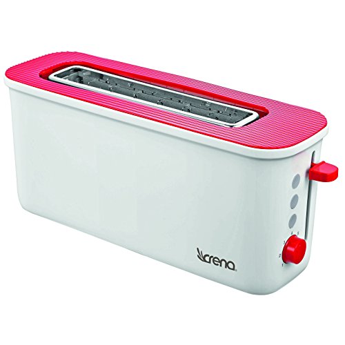 Crena 8102 – Toaster Extra, 1000 W, Farbe rot von Crena
