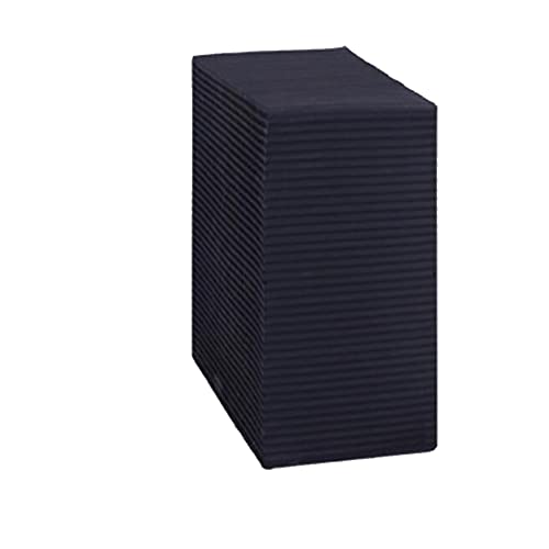 Creperture Aktivkohle Aquarium Filter, Cube Wabenstruktur Holzkohle Deodorant Wasserreiniger Filterzubehör für Pools Wasserreinigung Wasseraufbereitungswürfel, 10x10x5cm von Creperture