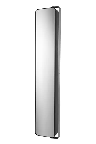 Croydex Medizinschrank, Glas Edelstahl, Mattes schwarz, 1232x200x115mm von Croydex