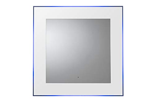 Croydex Oakley beleuchteter Spiegel, Metall, weiß von Croydex