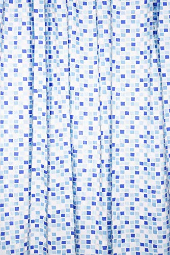 Croydex PVC-Duschvorhang Blue Mosaic von Croydex