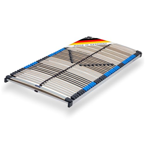 7-Zonen Lattenrost Pure NV mit 44 Federleisten 120x200cm | nicht verstellbar - starr | fertig montiert | Härteregulierung | Made In Germany | GS Zertifiziert – geprüfte Sicherheit (120 x 200 cm) von CubeSleep