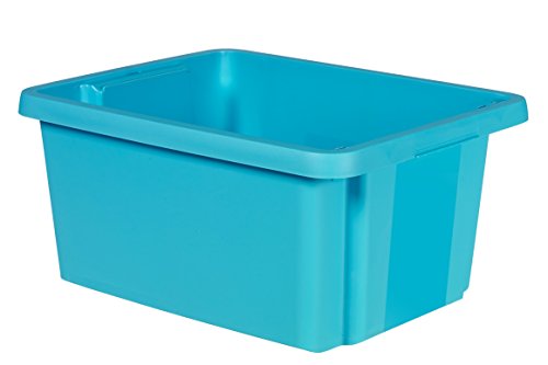 CURVER Drehstapelbox Essentials 20L in blau, Plastik, 43x33.5x20.5 cm von Curver