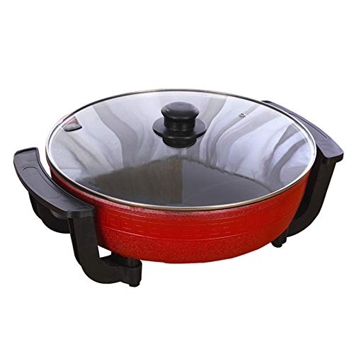 1300W Elektrische Hot Pot Topf mit Trennwand Suppentopf Küche Kasserolle Antihaft Kochtopf Chinesischer Yin Yang Hotpot 30x8cm von Cutycaty