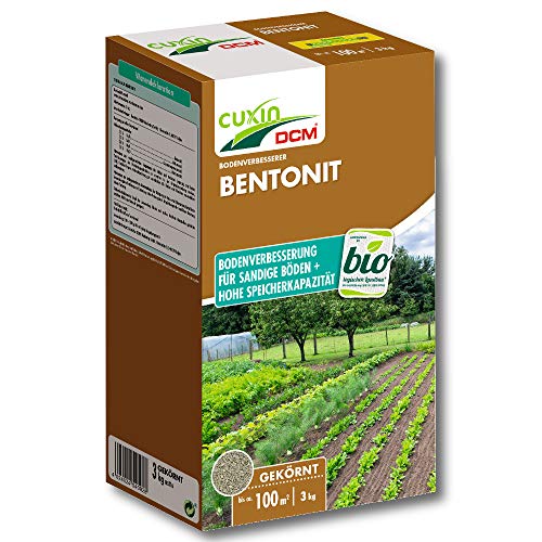 Cuxin Bentonit Urgesteinsmehl 3 kg Bodenverbesserer Kompostbeschleuniger Garten von Cuxin