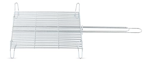 cuydesa c415255 Doppel Grill für Grillen, 89 x 49.5 x 14.5 cm, silber von Cuydesa