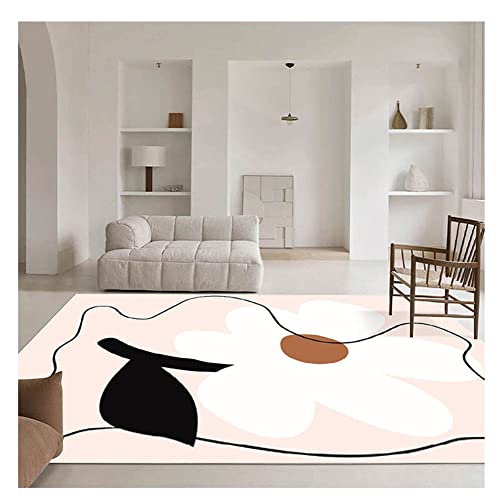 DAIHAN Nordisch Einfach Abstrakter Teppiche Wohnzimmers Sofa Schlafzimmer Bettvorleger Moderner Teppich-Überwurf-Teppich Rutschfester Teppich Traditioneller Zimmermatte 9 120 * 180cm von DAIHAN