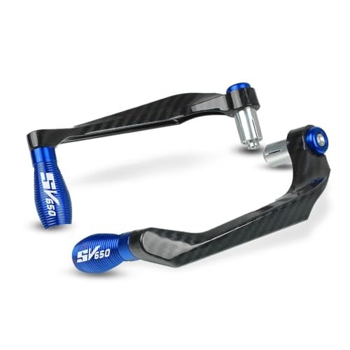 DANETI Motorrad Hebelschutz Für Suzu&ki Für SV650 Für Sv 650 22mm Motorrad Zubehör Griff Bar Griffe End Bremse Kupplung Hebel Schutz Schutz Alle Jahre (Color : Blue) von DANETI