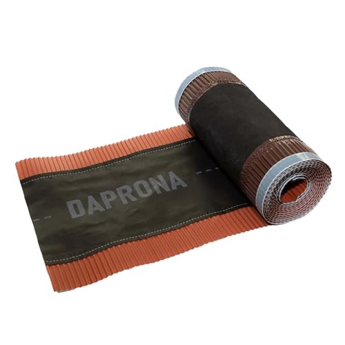 DAPRONA Firstband Alu 5m Rot 1 Rolle - 300mm, Firstrolle, Gratband, Rollfirst, Dachabdichtung, Dachbelüftungsband von DAPRONA