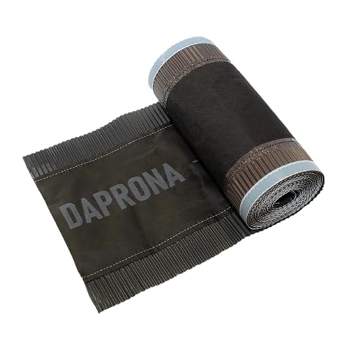 DAPRONA Firstband Alu 5m Anthrazit 4 Rollen - 330mm, Firstrolle, Gratband, Rollfirst, Dachabdichtung, Dachbelüftungsband von DAPRONA