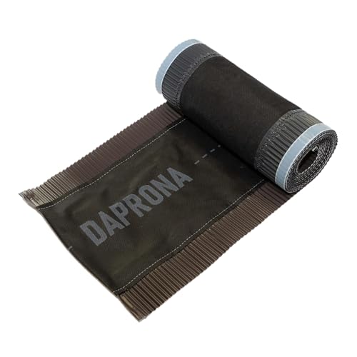 DAPRONA Firstband Alu 5m Braun 1 Rolle - 180mm, Firstrolle, Gratband, Rollfirst, Dachabdichtung, Dachbelüftungsband von DAPRONA