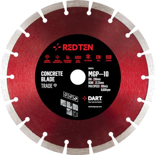 DART Red Ten MGP-10 Diamantklinge, 115D x 22,23B, 3 Stück von DART