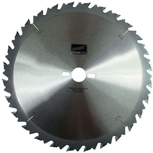 DART Prof ATB Holzsägeblatt 450 mm x 30 B x 40 Z – TCT Kreissägeblätter für Elektrosäge/Metallsäge – Holzschneider für Heimwerker von DART