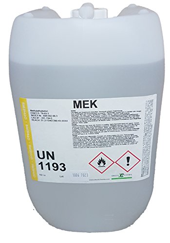 DC DruckChemie GmbH Methylethylketon MEK 5L, 99,5% - Starkes Reinigungsmittel und Lösungsmittel für die Lösung von Kunststoffen, Harzen und Lacken von DC DruckChemie GmbH