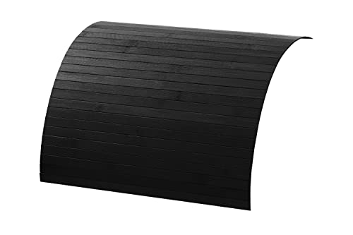 DE-COmmerce® Couchablage aus Bambus Ebony 60 x 80 cm, Sofatablett, Couchtablett, Armlehne, Getränkehalter, Flexablage von DE-COmmerce