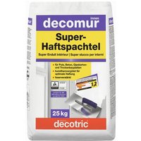 Decomur Super-Haftspachtel 25 kg Spachtelmassen - Decotric von DECOTRIC