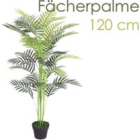 Künstliche Palme groß Kunstpalme Kunstpflanze Palme künstlich wie echt Plastikpflanze Auswahl Dekoration Deko Decovego von DECOVEGO